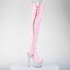 Pleaser - BEJEWELED3052HG7 Bottes cuissardes à plateforme - Rose Product image